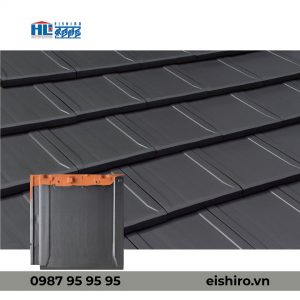 Ngói nhật LL01 - Silver Black