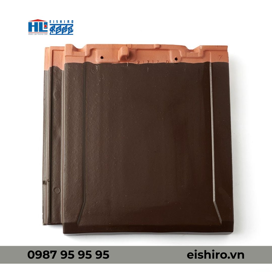 Ngói nhật LL03 - Matte brown
