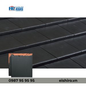 Ngói nhật PP01 - Silver Black