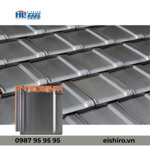Ngói nhật UU01 - Silver Black